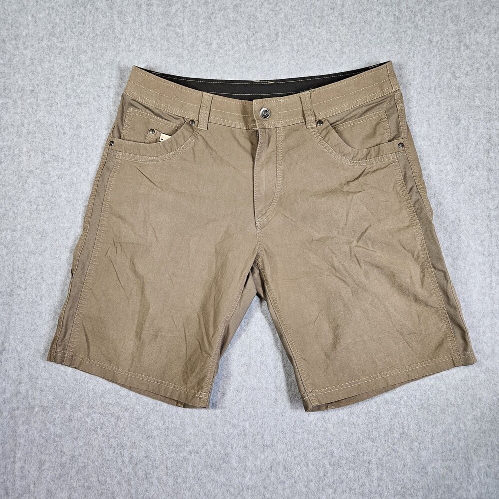 KÜHL Men's Size 36 Khaki Cargo Utility Shorts Outdoor Hiking Casual kuhl
